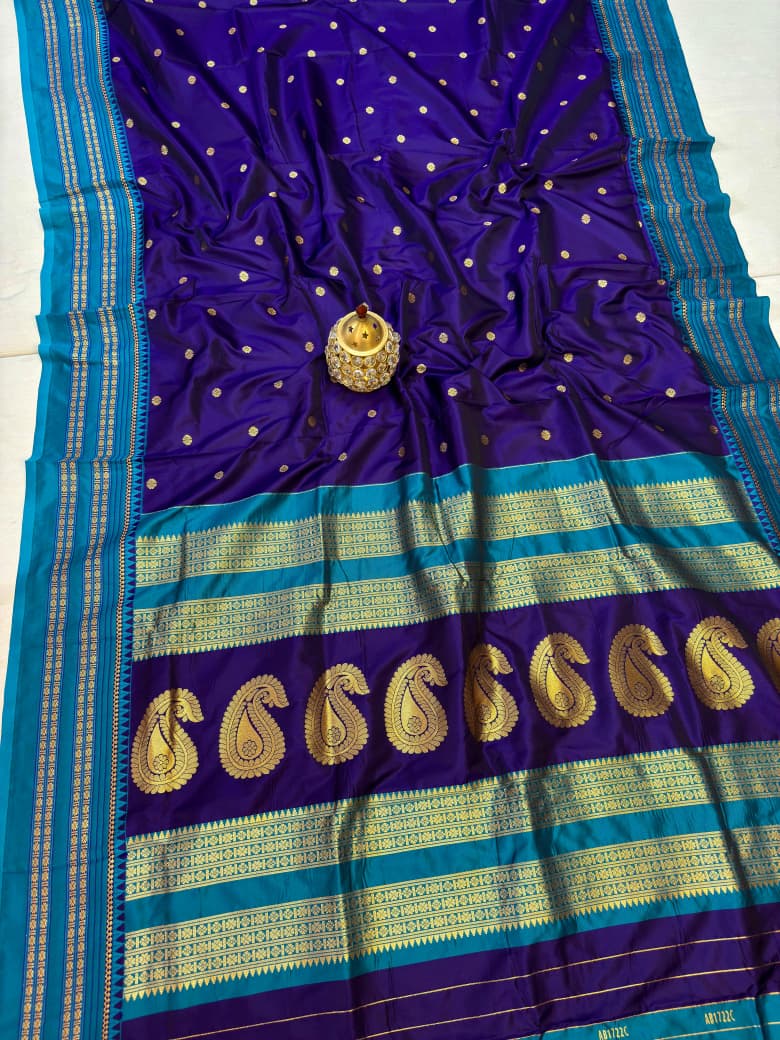 Traditional Narayan Peth Soft Silk Saree – Festive Collection
