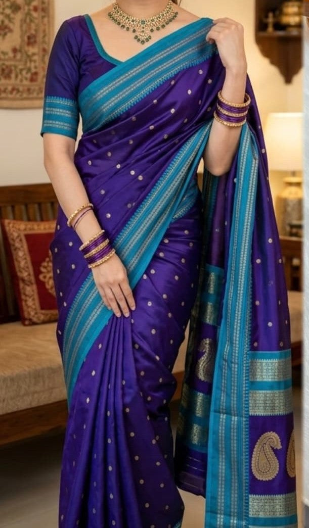 Traditional Narayan Peth Soft Silk Saree – Festive Collection