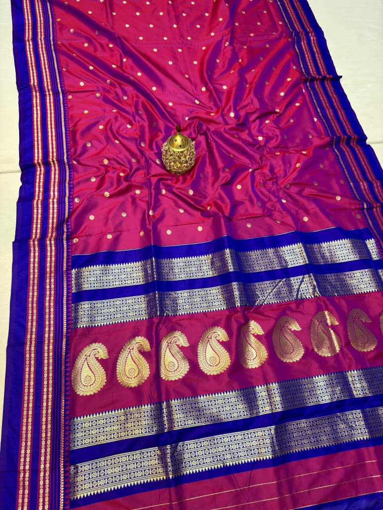 Traditional Narayan Peth Soft Silk Saree – Festive Collection
