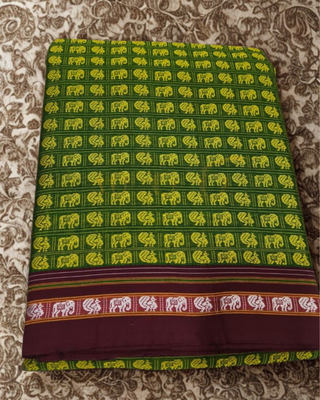 Traditional Culture Border Khan Saree