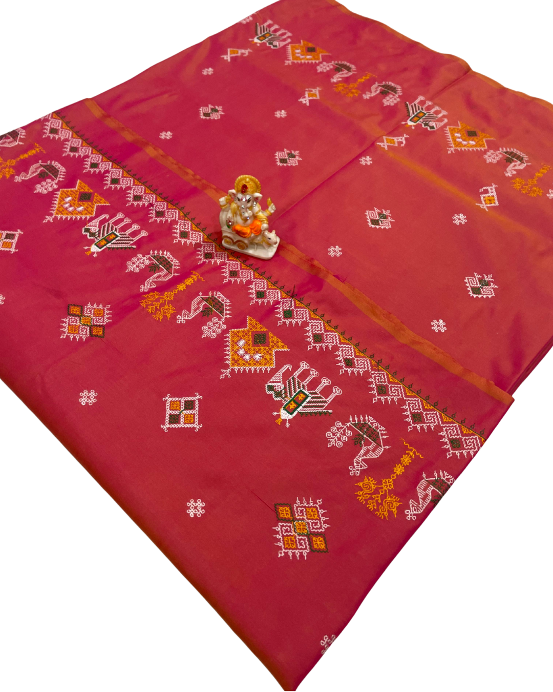 Malai Silk Kasuti Work Saree