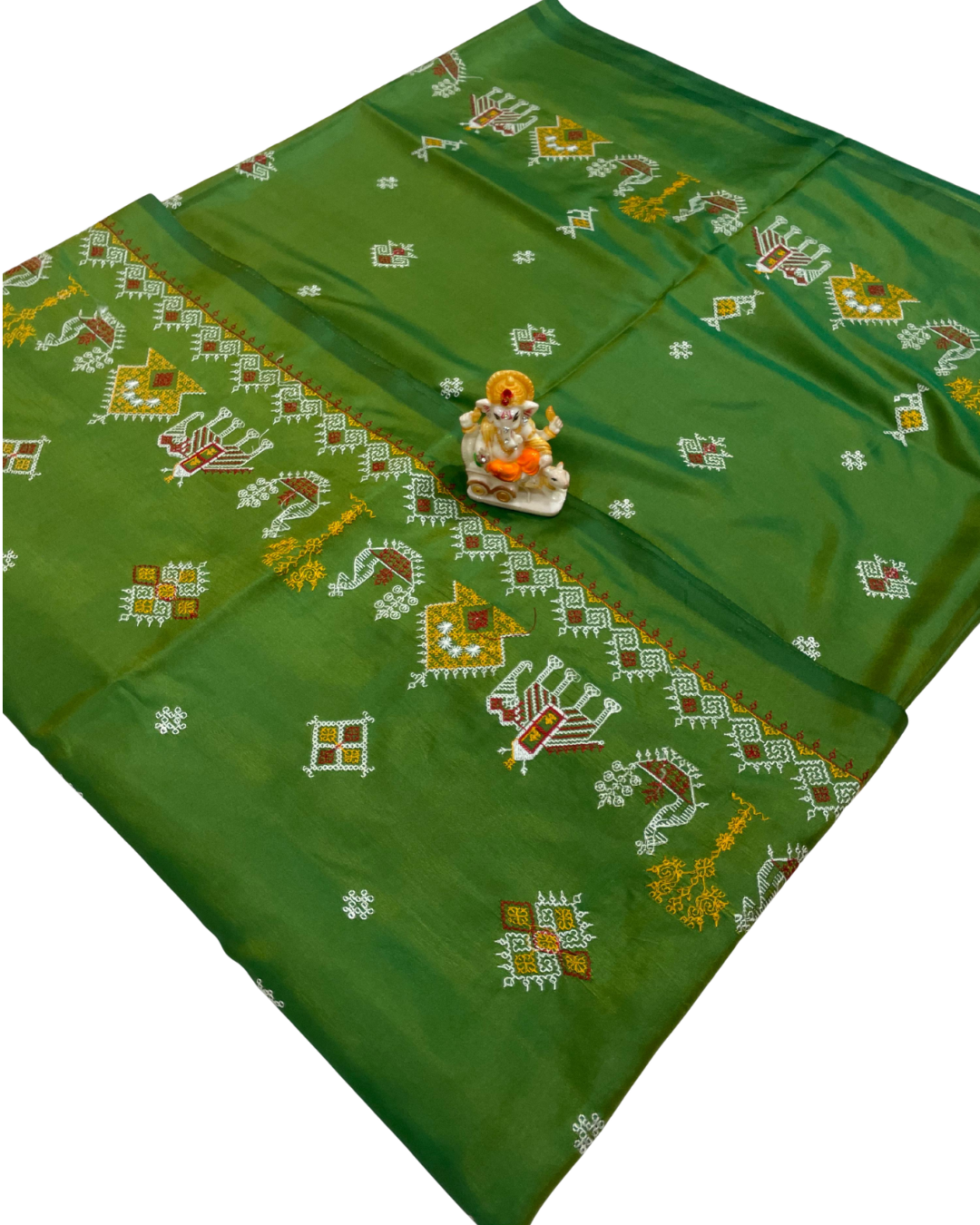 Malai Silk Kasuti Work Saree
