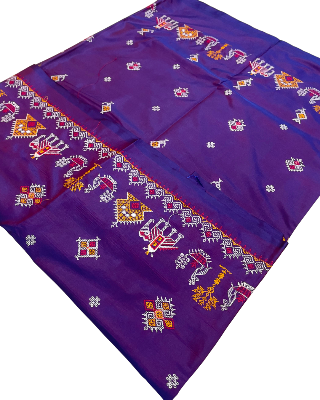 Malai Silk Kasuti Work Saree