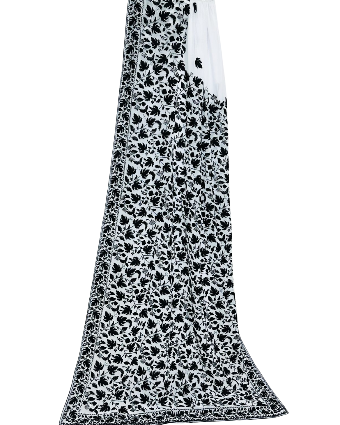 Georgette Pure Kashmiri Aari Work Saree