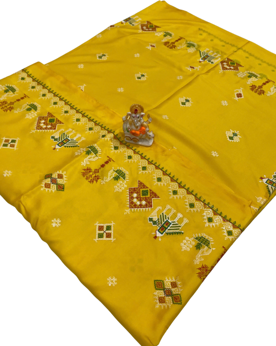 Malai Silk Kasuti Work Saree
