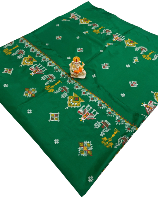 Malai Silk Kasuti Work Saree