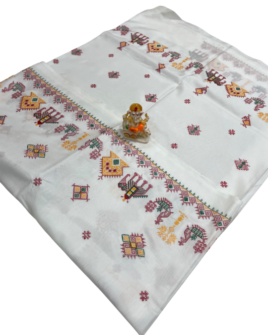 Malai Silk Kasuti Work Saree