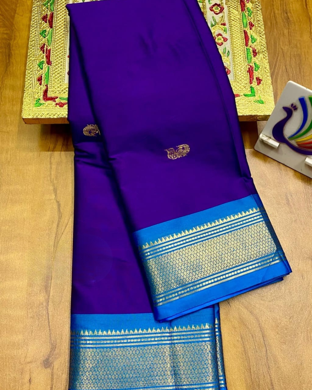 Soft Silk Kadiyal Paithani Saree | All Over Butta | Gonda Pallu | New Vibrant Colors