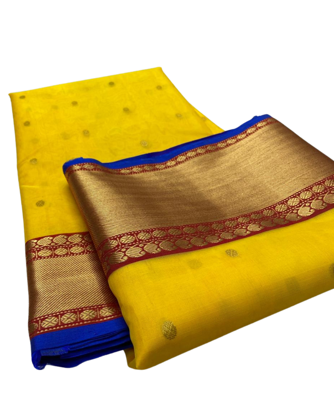 Pure Chanderi Katan Silk Saree with Nakshi Border