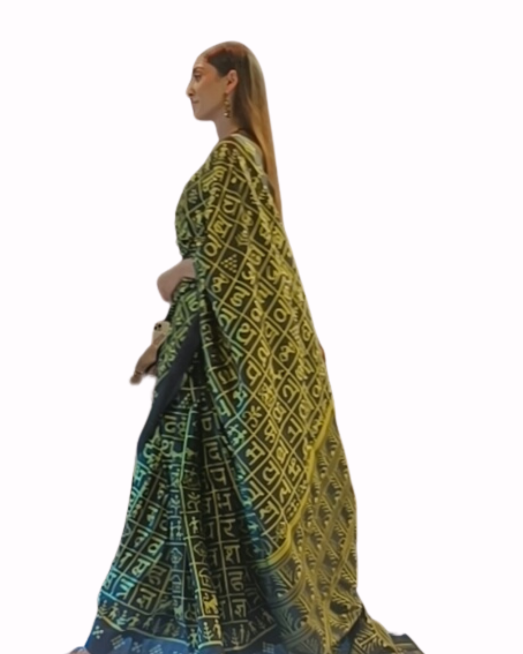 Handloom-Made Khandua Mulberry Silk (Patta) Saree